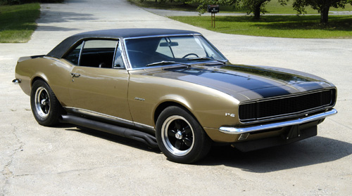 1967 RS/Z-28 Granada Gold Crossram Equipped Camaro